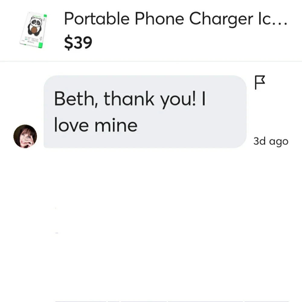 SEE NEW LISTING Power Bank With Mary Jane Charm iPhone Android Cell Tablet - Picture 8 of 17